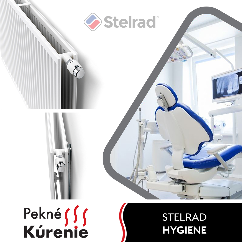 Radiátory Hygiene do ambulancií, nemocníc a hygienicky náročných priestorov